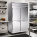 Thumbnail image #2 for Beverage Air P Series Top-Mount Pass-Thru Warming Cabinet with Solid Half Doors, 2-Section, 43.3 Cu. Ft.