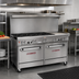 Thumbnail image #2 for Southbend Ultimate 60-Inch Gas Restaurant Range with 6 Open Burners, 24-Inch Griddle, and 2 Convection Ovens