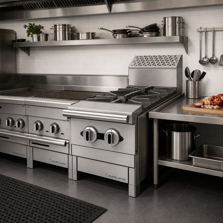 Product image #2 for Garland Cuisine Series 12-Inch Modular Gas Add-A-Unit Range with Two Open Burners