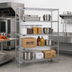 Thumbnail image #2 for Red-i-Pak 4-Tier Stationary Wire Shelving Unit, 60W x 24D x 74H, Chrome Finish