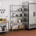 Thumbnail image #2 for Eagle Group 5-Tier Add-On Wire Shelving Unit, 30W x 18D x 86H, Stainless Steel Finish