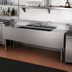 Thumbnail image #2 for Glastender 72-Inch Four-Compartment Stainless Steel Underbar Sink Unit with Dual Drainboards and Faucet
