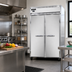 Thumbnail image #2 for Continental Refrigerator 2FNSS Two-Section Standard Depth Reach-in Freezer with Solid Doors