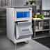 Thumbnail image #2 for Manitowoc Upright Ice Storage Bin, 683 lb Capacity, First Ice In/First Ice Out, 30 Inch Wide