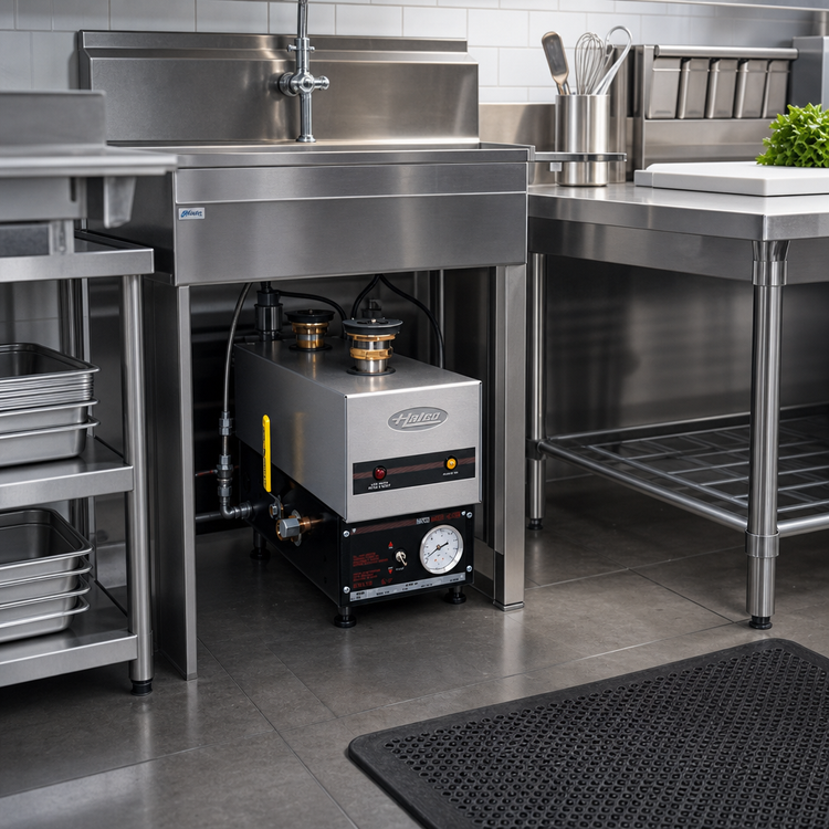 Product image #2 for Hatco 3CS-4B Electric Undersink Sanitizing Sink Heater for 16 to 18 Inch Square Sinks
