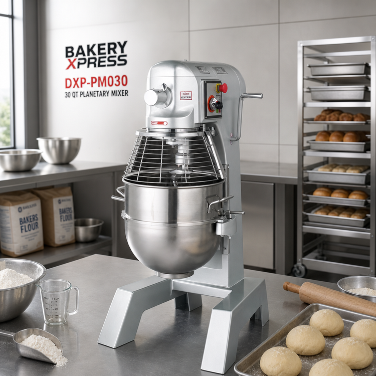 Product image #2 for BakeryXpress DXP-PM030 Countertop 30 Qt Planetary Mixer, 3-Speed, 1 HP