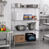 Thumbnail image #2 for Advance Tabco Special Value Heavy Duty Chrome-Plated Wire Shelf, 54 x 18 Inches
