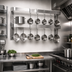 Thumbnail image #2 for Steel Works Stainless 96-Inch Wall-Mount Double-Bar Stainless Steel Pot Rack