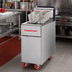Thumbnail image #2 for American Range AF-50 Floor Model Gas Tube Fryer, 50 lb Capacity