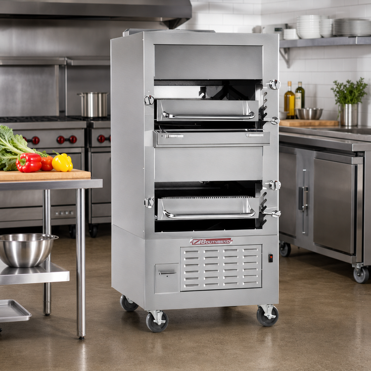 Product image #2 for Southbend 270 Double-Deck Free-Standing Infrared Gas Broiler with Enclosed Base