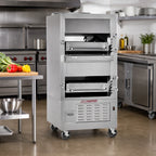 Thumbnail image #2 for Southbend (Middleby) 270 Double-Deck Free-Standing Infrared Gas Broiler with Enclosed Base, Stainless Steel, 208,000 BTU