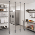 Thumbnail image #2 for Metro qwikTRAK High Density Storage System Stationary Intermediate Unit Kit with 74-Inch Posts