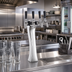 Thumbnail image #2 for Panther 4-Faucet Glycol-Cooled Countertop Draft Beer Tower, Polished Chrome