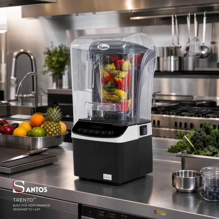 Product image #2 for Santos Trento Countertop Commercial Blender with 2.4L Jug, Programmable Touch Controls, and Sound Enclosure
