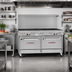 Thumbnail image #2 for Southbend Ultimate 60-Inch 9-Burner Gas Restaurant Range with Standard Oven and Convection Oven