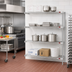 Thumbnail image #2 for Eagle Group 4-Tier Add-On Wire Shelving Unit, 60 W x 24 D x 74 H, Stainless Steel Finish