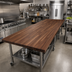 Thumbnail image #2 for Boos Block American Black Walnut Blended Rails Edge Grain Kitchen Countertop, 144