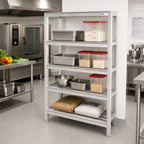 Thumbnail image #2 for Channel Manufacturing ED2048-4 4-Shelf Tubular Aluminum Dunnage Shelving Rack, 48W x 20D x 64H
