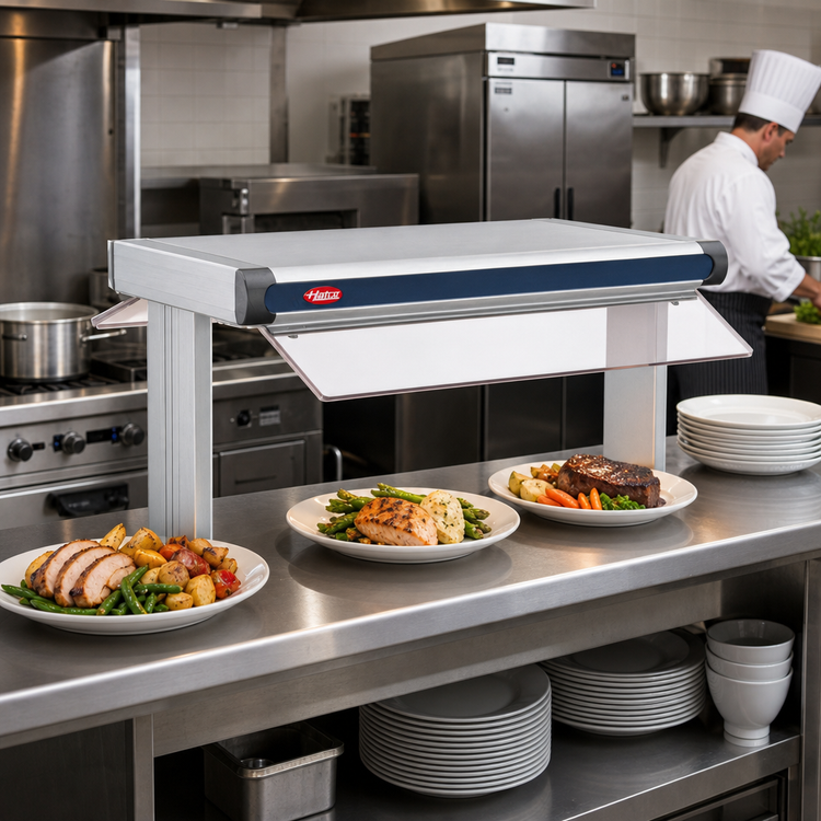 Product image #2 for Hatco Glo-Ray Designer Dual Unlighted Infrared Strip Heater, 21.5" W, 6" Spacing, Aluminum, 700 Watts