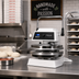 Thumbnail image #2 for Endurance Pro X2M Heated Manual Countertop Pizza Dough Press, 208V, Up to 16-Inch Diameter