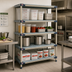 Thumbnail image #2 for MetroMax 4 4-Shelf All-Polymer Starter Shelving Unit, 42 x 18 x 74 Inches