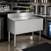 Thumbnail image #2 for Silver Series Insulated Bar Ice Bin with Full Sliding Cover, 36 Inch W x 12 Inch Deep