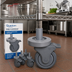 Thumbnail image #2 for Quantum Millenia Shelf Caster Kit with 4 Swivel Polymer Casters, 2 Brakes