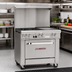 Thumbnail image #2 for Southbend Ultimate 36-Inch Gas Restaurant Range with 2 Non-Clog Burners, 24-Inch Griddle, and Standard Oven