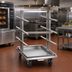 Thumbnail image #2 for Henny Penny Stainless Steel Rotisserie Spit Stand, 12-Spit Capacity, Drip Tray, Locking Casters