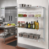 Thumbnail image #2 for Eagle Group 4-Tier Add-On Wire Shelving Unit, 72W x 21D x 74H, Chrome-Plated