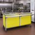 Thumbnail image #2 for Director's Choice Mobile Hot/Cold Dual Operation Food Table, 96-Inch, 6-Pan Capacity