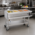 Thumbnail image #2 for Eagle Group Portable Sealed-Well Electric Hot Food Table with Open Base, 4 Wells, 66 x 32-1/4 x 34 Inches, 120V