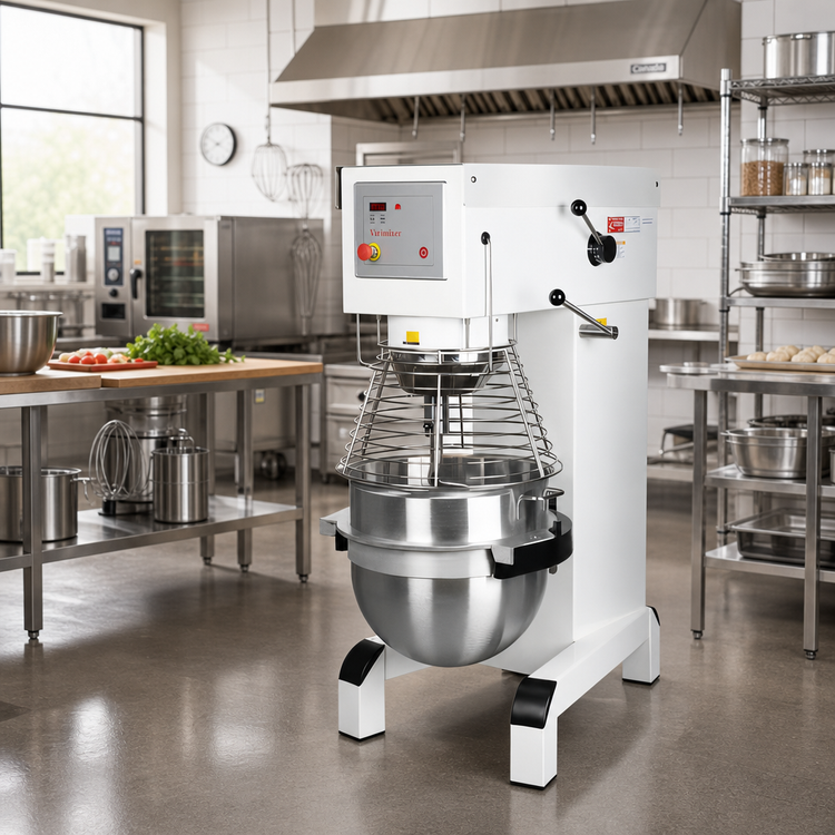 Product image #2 for Varimixer V80 80-Quart Floor Model Planetary Mixer with 4 HP, Variable Speed, Timer, and #12 Hub