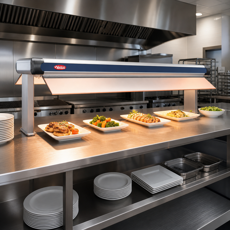 Product image #2 for Hatco Glo-Ray Designer Dual Infrared Strip Heater, 75.5-Inch Wide, 3-Inch Spacing, High Watt, Aluminum