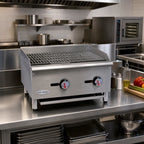 Thumbnail image #2 for Serv-Ware SCBS-24 24-Inch Natural Gas Radiant Charbroiler with Manual Controls and 60,000 BTU