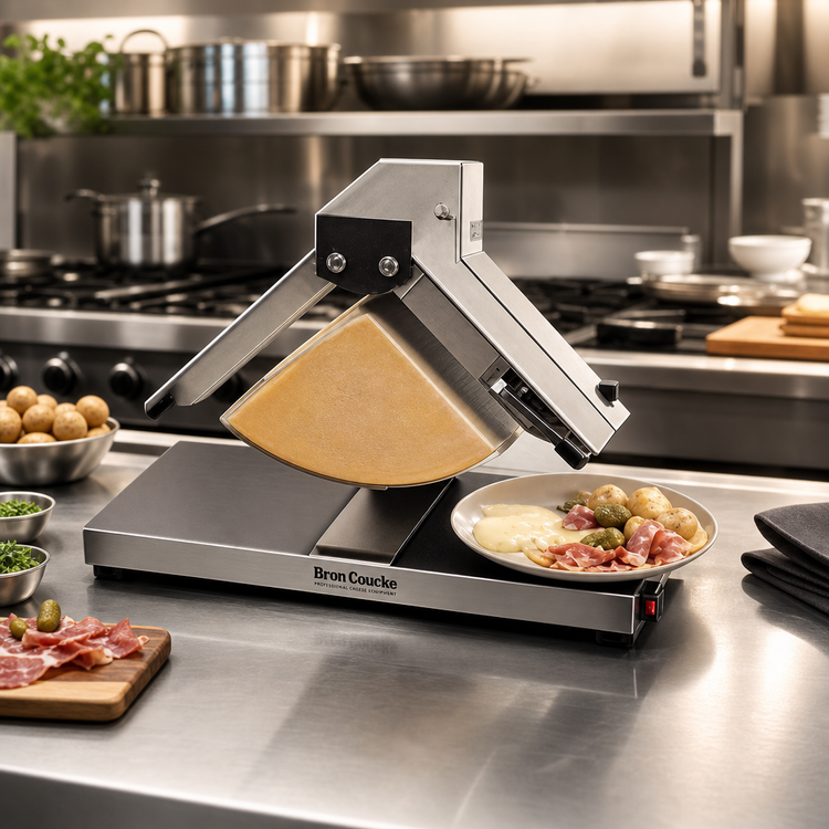 Product image #2 for Bron Coucke Countertop Raclette Cheese Melter for 1/4 Block of Cheese, 120V