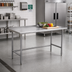 Thumbnail image #2 for Advance Tabco Stainless Steel Work Table with 16-Gauge 304 Top and 1-1/2 Inch Rear Up-Turn, 72 x 36 Inches