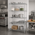 Thumbnail image #2 for Eagle Group 5-Tier Stainless Steel Wire Shelving Starter Unit, 72W x 21D x 86H