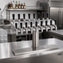 Thumbnail image #2 for Krowne Double-Sided T-Head Glycol-Cooled Beer Tower, 16 Faucets, 24-Inch Overall Length