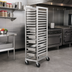 Thumbnail image #2 for Channel Manufacturing Mobile Stainless Steel End-Load 12 x 20 Steam Table Pan Rack, 19-Pan Capacity
