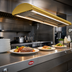 Thumbnail image #2 for Hatco Glo-Ray® 60-Inch Curved Lighted Infrared Strip Heater, Aluminum, Dual LED Lights, 1066 Watts