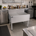 Thumbnail image #3 for Perlick Top Shelf 36-Inch Freestanding Stainless Steel Underbar Drainboard with 6-Inch Backsplash