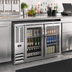 Thumbnail image #2 for Beverage Air 48-Inch Two-Section Glass Door Back Bar Refrigerator