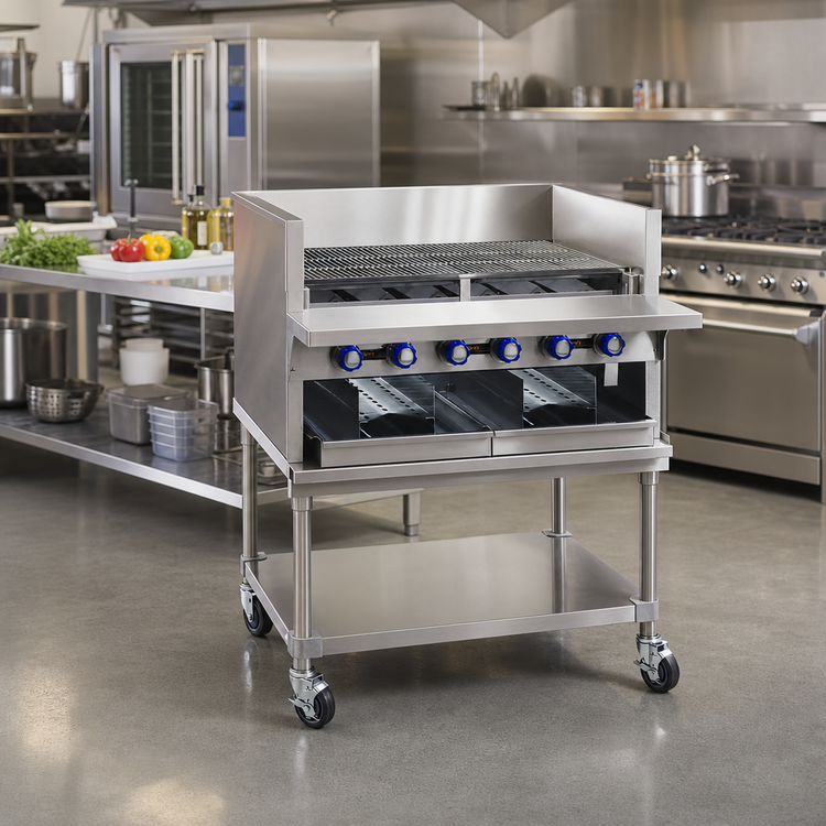 Product image #2 for Imperial 36-Inch Stainless Steel Equipment Stand with Undershelf for IABA-36