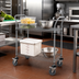 Thumbnail image #2 for Quantum 48-Inch x 18-Inch Gray Epoxy Antimicrobial 2-Shelf Wire Utility Cart