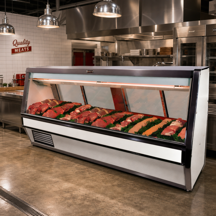 Product image #2 for Howard-McCray 40E Series 12-Foot Remote Single Duty Red Meat Service Case with LED Lighting