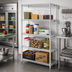 Thumbnail image #2 for EagleGard 4-Tier Add-On Wire Shelving Unit with QuadTruss Shelves, 42 x 18 x 63 Inches, Hybrid Epoxy Finish