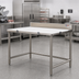 Thumbnail image #2 for 120-Inch Boning Table with Poly Top, Stainless Steel Tubular Base, and Removable Polymer Boards