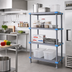Thumbnail image #2 for Millenia All-Polymer Stationary Starter Shelving Unit with 4 Shelves, 36