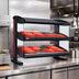 Thumbnail image #2 for Hatco Spot On 58-Inch Horizontal Dual Shelf Countertop Heated Zone Merchandiser Warmer